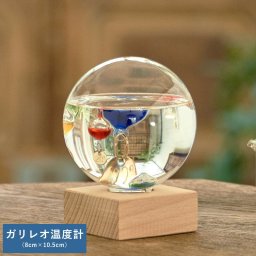 ガリレオ温度計 ドーム 8cm×10.5cm オブジェモダン/かっこいい/男性/大人/