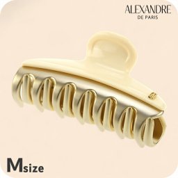アレクサンドル ドゥ パリ ヘアクリップ レディース ブランド ALEXANDRE DE PARIS ヴァンドームMクリップ ICCM-15571-02-I1 IVOIRE