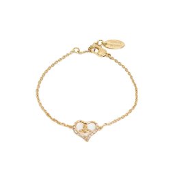ヴィヴィアンウエストウッド ブレスレット Vivienne Westwood PETRA 61020060-02R782 ゴールド ホワイト