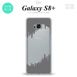 【SC03J】【スマホケース/スマホカバー】【ギャラクシーS8+】SC03J スマホケース Galaxy S8+ SC-03J カバー ギャラクシーS8+ イラストデザイン（B） グレー nk-sc03j-195【メール便送料無料】