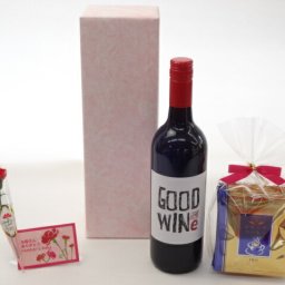 母の日 ギフトセット ワインセット 挽き立て珈琲(ドリップパック5パック)(GOODWINe　カベルネ＆シラーズ　赤750ml　ネッド・グッドウィンMW監修 (オーストラリア）)母の日カード お母さんありがとうカーネイション