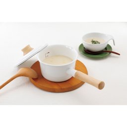 「コットンプラス」14cmミルクパン ホワイト CTP-14M.W  キッチン キッチン雑貨  内祝 内祝い お祝 御祝 記念品 出産内祝い プレゼント 快気祝い 粗供養 引出物