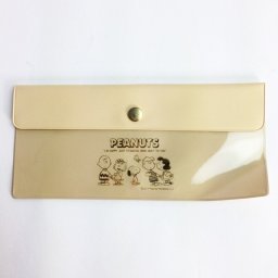 ピーナッツ スヌーピー PVCペンケース フレンズ ベージュ グッズ  (MCOR)