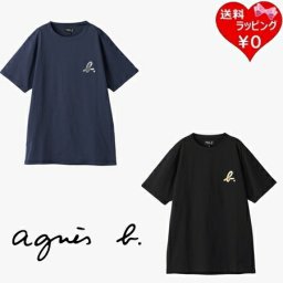 【無料ラッピング】 アニエスベー agnes b Tシャツ コットン メンズ b. ロゴ 半袖 綿100% ブランド 正規品 新品 ギフト プレゼント 人気 おすすめ 誕生日 記念日 クリスマス 送料無料 abb521423