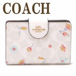 コーチ COACH 財布 レディース 二つ折り財布 花 C8741IMCAH ブランド 人気