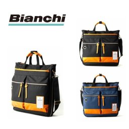 Bianchi ビアンキ　3way ブリーフトート　NBTC-36　ビジネスバッグ　トートバッグ　リュック　ショルダー　メンズ　大容量　鞄　A4　撥水　プレゼント　ギフト　父の日　自転車　おしゃれ　人気　正規取扱店　