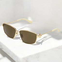 ボッテガ・ヴェネタ サングラス レディース ブランド BOTTEGA VENETA BV1185S ゴールド/ブラウン