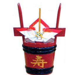 【寿】の角樽　山梨の銘酒・純米酒