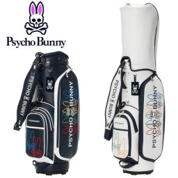サイコバニー ゴルフ キャディバッグ カートキャディバッグ LOGOART Psycho Bunny PBMG6AC5 お誕生日祝い お祝い 記念品 お父さん 父の日 彼氏 男性 30代 40代 50代 60代 母の日 お母さん 還暦祝い 敬老の日 彼女 人気プレゼント プレゼント