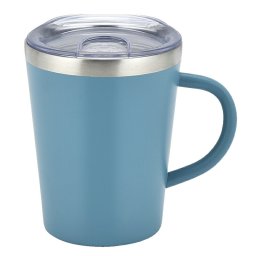 【ギフト対応無料】蓋付きマグカップ 350ml ブルー (LB-6971) ※送料無料(北海道・沖縄は除く)
