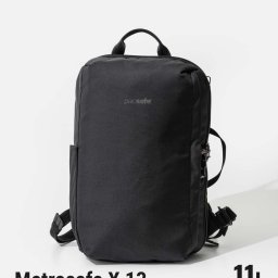 パックセーフ PACSAFE 30665100 バックパック X 13インチ メンズ バック 防犯用 スキミング防止 トラベル リュックサック 海外旅行 デイパック A4収納 タブレット PC アウト