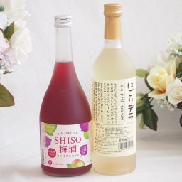 鍛高譚の梅酒と国産ワインセット(にごりデラ 白ワイン やや甘口(山梨県)720ml鍛高譚梅酒720ml