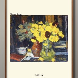 花の香りシリーズ オリジナル商品 Petr Ivanovich Kelin A3 サイズ ポスター アート おしゃれ 絵画 インテリア 北欧 イラスト マット紙 艶消し アートパネル 額 フレーム デザイン 壁掛け ギフト 新築祝い ディスプレイ 引越し祝い　新生活　空間デザイン 