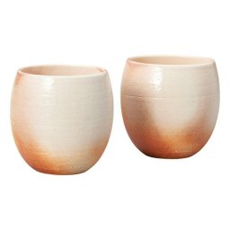 【送料無料・包装無料・のし無料】信楽焼 Scarlet 緋色 ぽってりカップペア Sk-3p(A5)/ギフト お歳暮 入学祝い 卒業祝い 就職祝い 結婚祝い 誕生日 出産祝い 引越祝い 香典返し 新盆 初盆 御礼 内祝い 快気祝い ご挨拶 志 法事