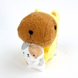 カピバラさん ねこ ちゃとら ぬいぐるみ マスコット インテリア