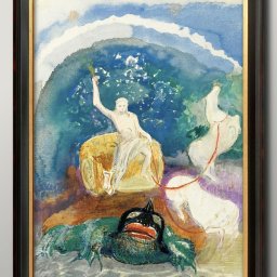 日本製 オディロン ルドン A3 サイズ ポスター アート おしゃれ 絵画 インテリア 北欧 イラスト マット紙 艶消し アートパネル 額 フレーム デザイン 壁掛け ギフト 新築祝い ディスプレイ  速達 送料無料