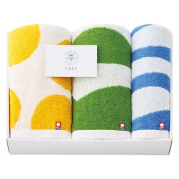 【ギフト対応無料】今治 今治名工 フェイスタオル2P&ウォッシュタオル (I-77400) ※送料無料(北海道・沖縄は除く)