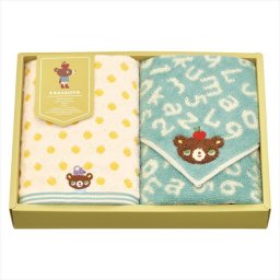 かずくま ファンファン フェイスタオル2P  KK2509  内祝 内祝い お祝 御祝 記念品 出産内祝い プレゼント 快気祝い 粗供養 引出物