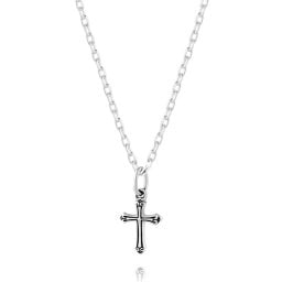 クロスモチーフ シルバー メンズネックレス メンズアクセサリー メンズ ネックレス・ペンダント 記念日 プレゼント ギフト FSP1002-B チェーンセット シンプル フリースタイル 【FREE STYLE】