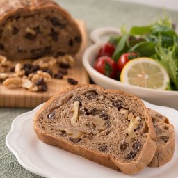 天然酵母パン くるみパン レーズンパン 自然素材 無添加 卵不使用 2個 セット パン まめぱん（垣下麻弥） 長野県 送料無料