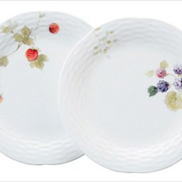 送料無料　ナルミ　ルーシーガーデン　２０ｃｍペアプレート 96011-23066P 内祝い 結婚式 記念品 プレゼント 内祝 出産内祝い 