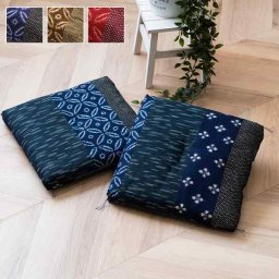 座布団 小座布団 綿100% 国産 和柄 『モダン 小座布団』 側サイズ（約40×40cm） 製品サイズ（約37×37cm） 2枚組