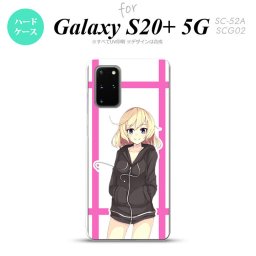 SC-52A SCG02 Galaxy S20+ 5G スマホケース ハードケース 女の子 B ピンク メンズ レディース nk-s20p-1327