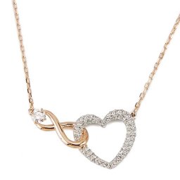 スワロフスキー　SWAROVSKI　ネックレス　5518865　Swarovski Infinity　インフィニティ　ペンダント　ローズゴールド　ロジウム　ミックス　永遠のロマンス