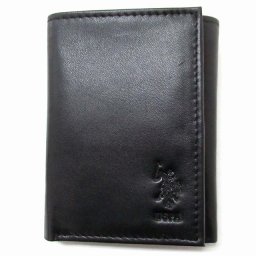 U.S. POLO ASSN. ユーエスポロアッスン サイフ メンズ レザー 三つ折り財布 BOX付き 27A275AA BLCK