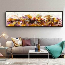 絵画 インテリア ファブリック  枠付き アート人気  絵 120×30cm 額入り 額装込 装飾 アートパネル リビング プレゼント  壁掛け 壁絵 ホテル カフェ 旅館 アートフレーム 送料無料