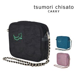 ツモリチサト バッグ ショルダーバッグ 斜めがけ ミニショルダー tsumori chisato なみネコししゅう B6サイズ 50885 レディース 大人 軽量 送料無料 誕生日プレゼント ギフト ラッピング無料 【正規代理店】