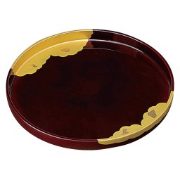 紀州塗 雲居路 8.0丸盆 ／お盆・トレー 配膳用品・キッチンファブリック キッチン用品 敬老の日 プレゼント ギフト お祝い いつ 70代 80代 メッセージ おじい おばあ 祖父母 お彼岸 お供え 秋 2026 送料無料 ギフト プレゼント プチギフト 内祝い 快気祝い 出産祝い 結婚祝い 引出物 新築祝い お返し