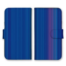 ＼全機種対応／ スマホケース 手帳型 スマホカバー 手帳タイプ スマートフォン ケース カバー ライン ストライプ ブルー パープル おしゃれ かっこいい カードホルダー付き カード収納 合皮 合成レザー
