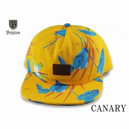 ブリクストン キャップ メンズ ブランド コットン100% ベトナム 17721 CANARY イエロー系 小物