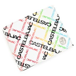 カステルバジャック 財布 二つ折り財布 白(ホワイト) CASTELBAJAC 053623 メンズ 紳士 ギフト 定番 彼氏 彼女 プレゼント