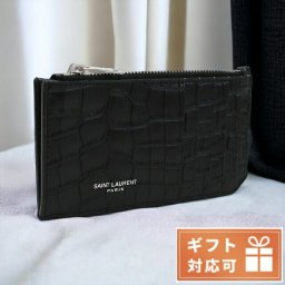 サンローラン 小銭入れ メンズ レザー イタリア 609362 ブラック 財布