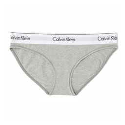 カルバンクライン Calvin Klein(CK) ショーツ ロゴ 無地 ロゴバンド シンプル コットン 下着 modern cotton 単品 1枚 F3787 020 レディース グレーヘザー