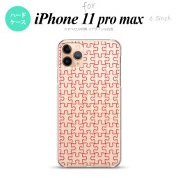 iPhone11ProMax iPhone11pro max スマホケース ハードケース パズル 透明 赤 メンズ レディース nk-i11pm-1216