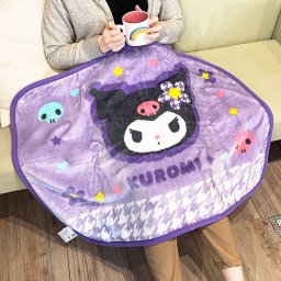 サンリオ クロミ ブランケット（ボタン付き） ひざ掛け ウィンター パープル