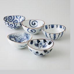 染工房楕円小鉢揃 磁器 美濃焼 やきものの里から、暮らしを贈ります。　ギフト 食器 セット テーブルウェア