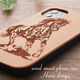 木製 iphone ケース かわいい iphone17 iphone16 iphone15 iphone14 pro うま 動物シリーズ iphoneSE 第三世代 第二世代 おしゃれ アイフォン 17 16 15 14 13 12 シンプル ウッド 天然木 ウマ 馬 air se3 13mini ハイブリッド スリム 軽い アウトドア アニマル 送料無料
