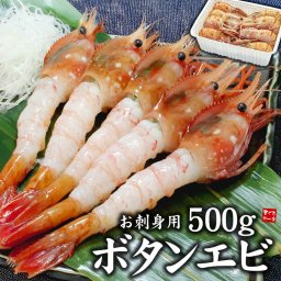 【送料無料・高級ギフト】お刺身用ボタンエビ 500g(10～16尾)肉厚でぷりっぷり（お年賀 敬老の日 お中元 お歳暮 プレゼント グルメ 贈り物 母の日 父の日 御祝 内祝い 景品 コンペ 賞品 ご褒美 誕生日 お祝い もらって嬉しい 出産祝い お返し 結婚 義母 義父 上司 同僚 男 女 友達 彼氏 彼女 新築 引越 送別会 定年 退職祝い 還暦 米寿 海鮮 BBQ）[[ぼたんエビ500g]