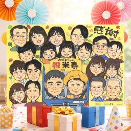 誕生日のお祝いに、似顔絵で思い出を形にしませんか。 米寿 贈り物 似顔絵 プレゼント 手描き 名入れ ギフト 誕生日 記念日 お祝い 長寿 大人数 祖父母 孫 ご両親 下書き確認 修正無料 名入れ かわいい サプライズ 実績多数 一生もの 88歳 宝物 米寿祝い 傘寿 還暦祝い 感謝の品 お祝いの品 応援 オリジナル 古希祝い イラスト 同窓会 長寿祝い 初任給 カラフル ブライダルギフト