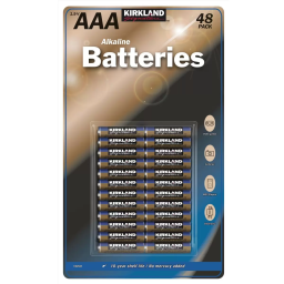 カークランドシグネチャー　アルカリ単4乾電池 48本