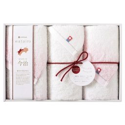今治 わたいろ タオルギフト フェイスタオル3P ピンク ／タオル 日用品・ヘルスケア 敬老の日 プレゼント ギフト お祝い いつ 70代 80代 メッセージ おじい おばあ 祖父母 お彼岸 お供え 秋 2026 送料無料 ギフト プレゼント プチギフト 内祝い 快気祝い 出産祝い 結婚祝い 引出物 新築祝い お返し