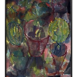 パウル クレー Cactus A3 サイズ ポスター アート おしゃれ 絵画 インテリア 北欧 イラスト マット紙 艶消し アートパネル 額 フレーム デザイン 壁掛け ギフト 新築祝い ディスプレイ 引越し祝い　新生活　空間デザイン 