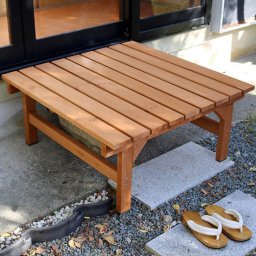 縁台ベンチ ８７ｃｍ ８８ｃｍ 単品 ウッドデッキ 簡単組立 縁側 ＤＩＹ 木製 天然木 庭 ベランダ マンション おしゃれ ガーデン 屋外 家具 ライトブラウン ダークブラウン アウトドアリビング ベンチ 木製縁台 ナチュラ