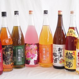 こんな梅酒福袋が欲しかったぁ　飲み比べ8本セット（中野BC 赤い梅酒 緑茶梅酒 蜂蜜梅酒　小正の梅酒 中埜酒造 おばあちゃんの梅酒 中埜酒造 ローズ梅酒 チョーヤ梅酒 五代梅酒） 1800ml×8本