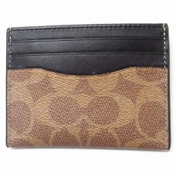 コーチ 財布 COACH アウトレット シグネチャーキャンバス スリム ID カード ケース CW366 NRX