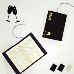シャンパン 名入れキャンバスブックカバー/文庫本用 A6判 部活 お名前 習い事 卒団記念品 卒部 卒団 卒業 記念品 ノベルティグッズ 新学期  グッズ ソフトカバー champagne